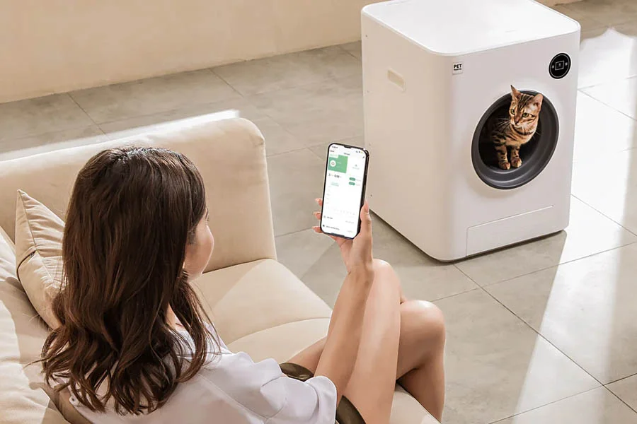 automatic litter box for multiple cats