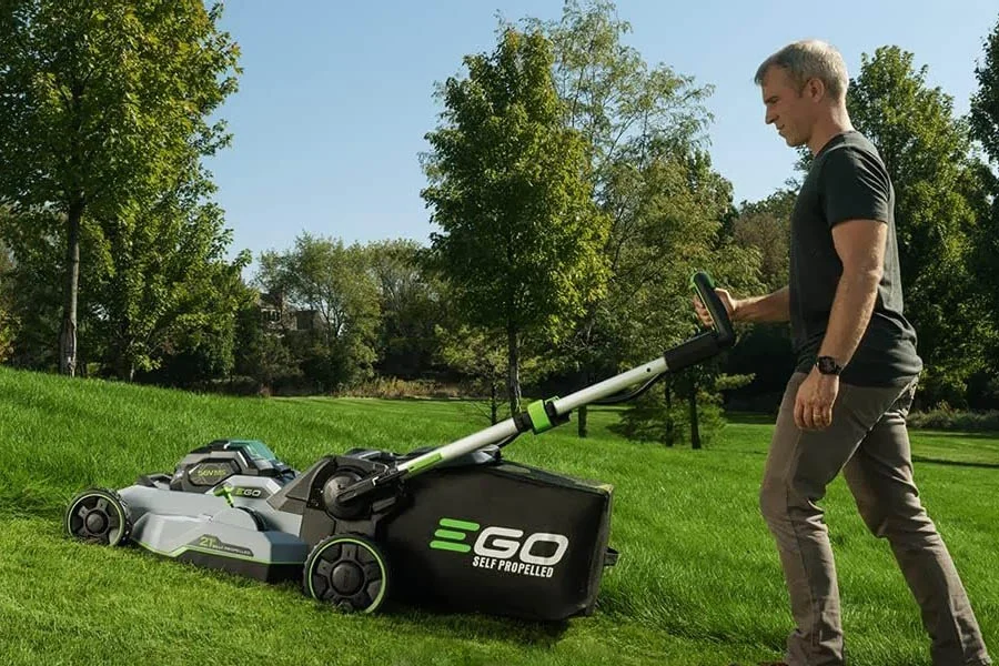 small electric mower