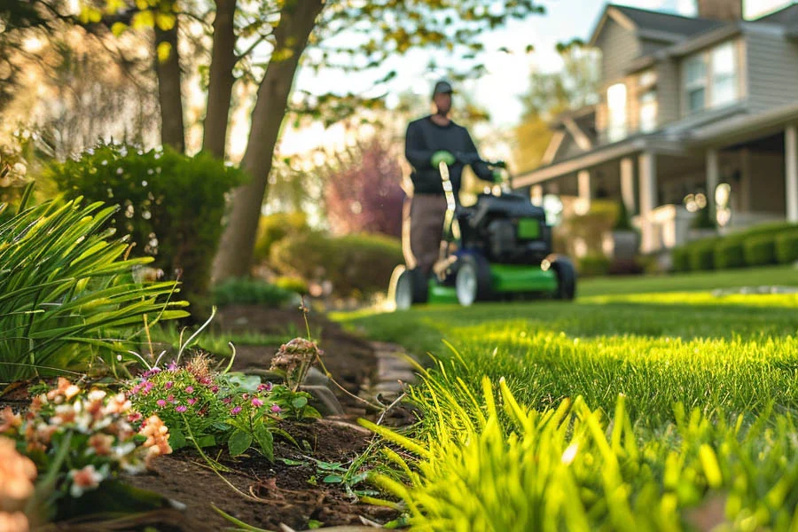 best cordless lawn mower with battery and charger