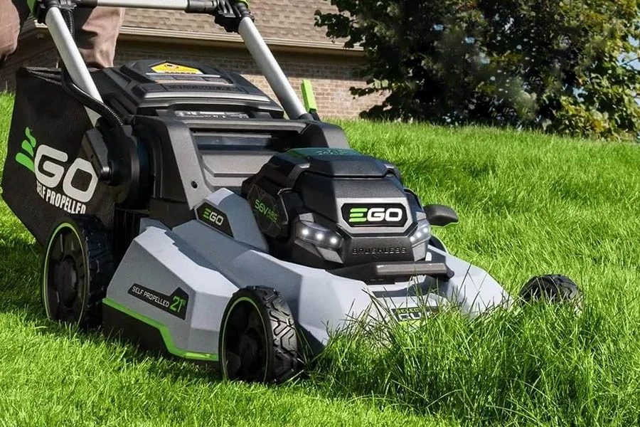 small electric push mower