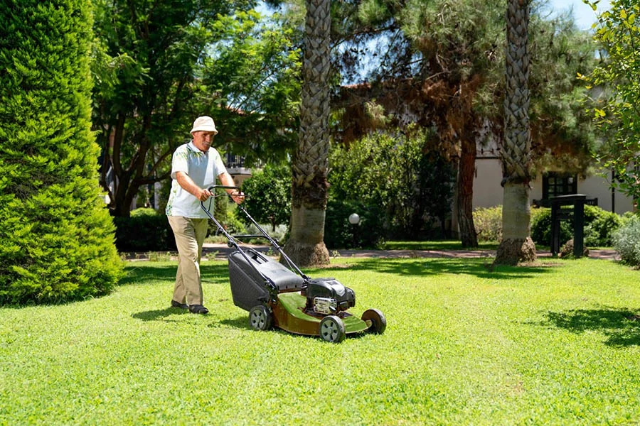 self propeller lawn mower